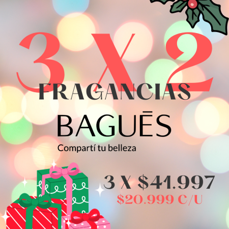 3 x 2 Fragancias Bagués 50ml