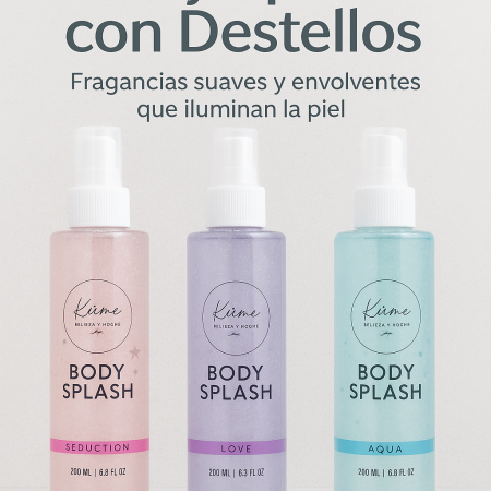 Body Splash con Destellos - 200 ml